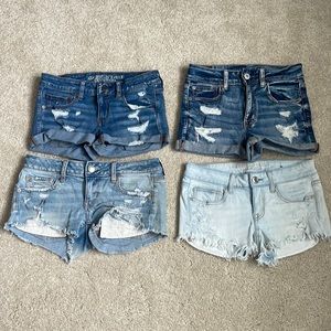Lot of American eagle denim shorts size 6